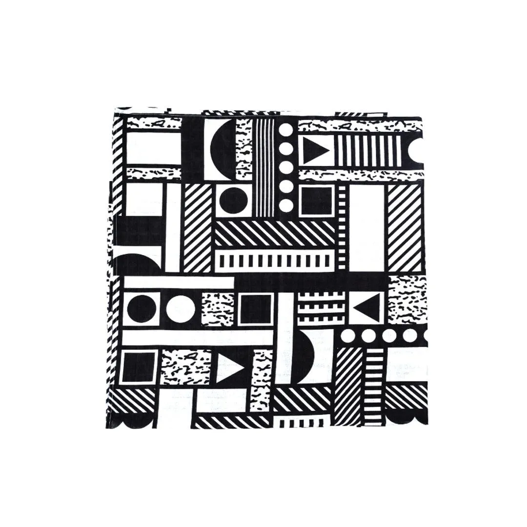 Etta Loves XL Mono Muslin - Black   White