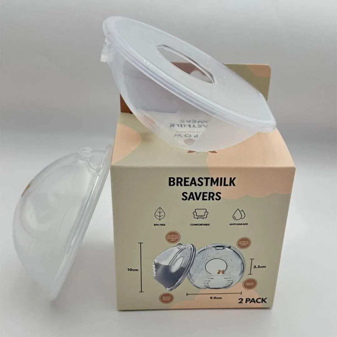 Fraupow Breast Milk Savers - 2 Pack