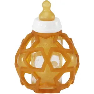 Hevea 2-in-1 Glassbottle With Star Ball Natural