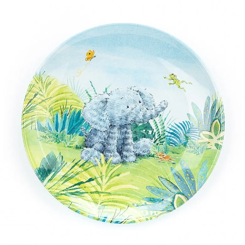 Jellycat Melamine Plate - Elephants Can't Fly