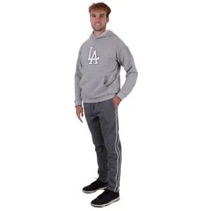 LA College Hoodie, Grey Marle, Size M