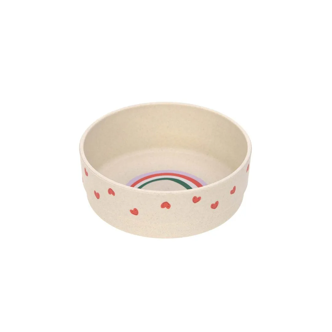 Lassig Cellulose Dish Set - Happy Rascals - Lavender - Smile Heart