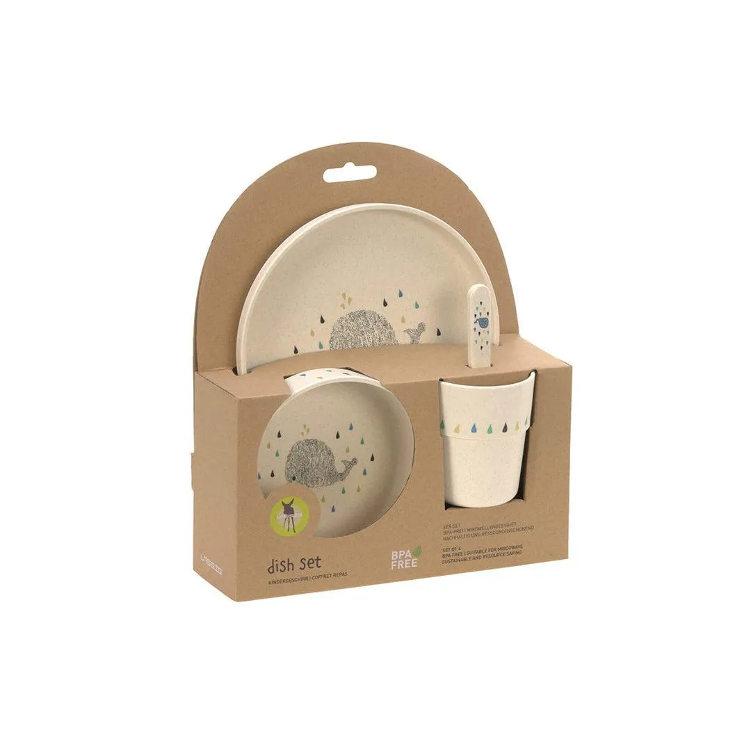 Lassig Dish Set Cellulose - Little Water - Whale