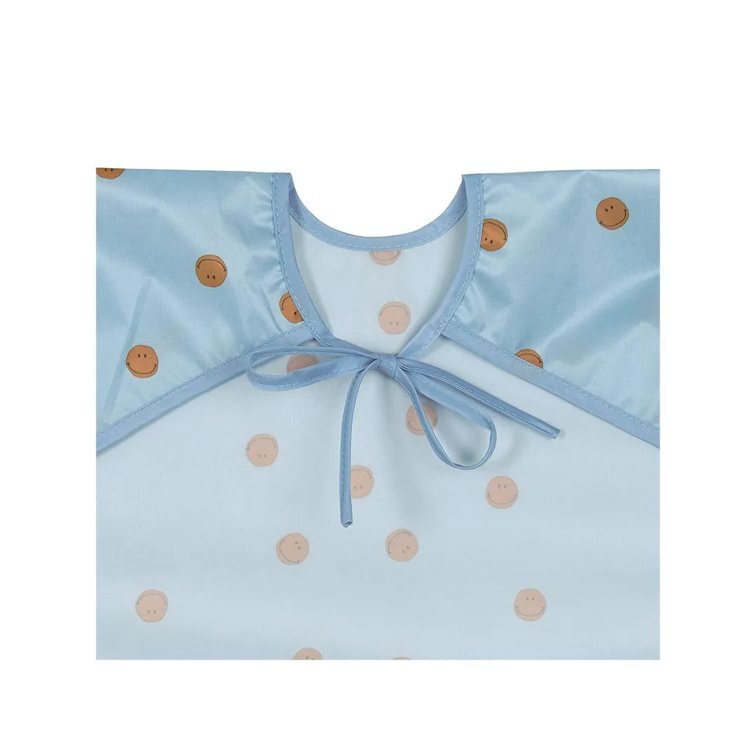 Lassig Long Sleeve Bibs 2pcs - Happy Rascals - Smile Sky Blue