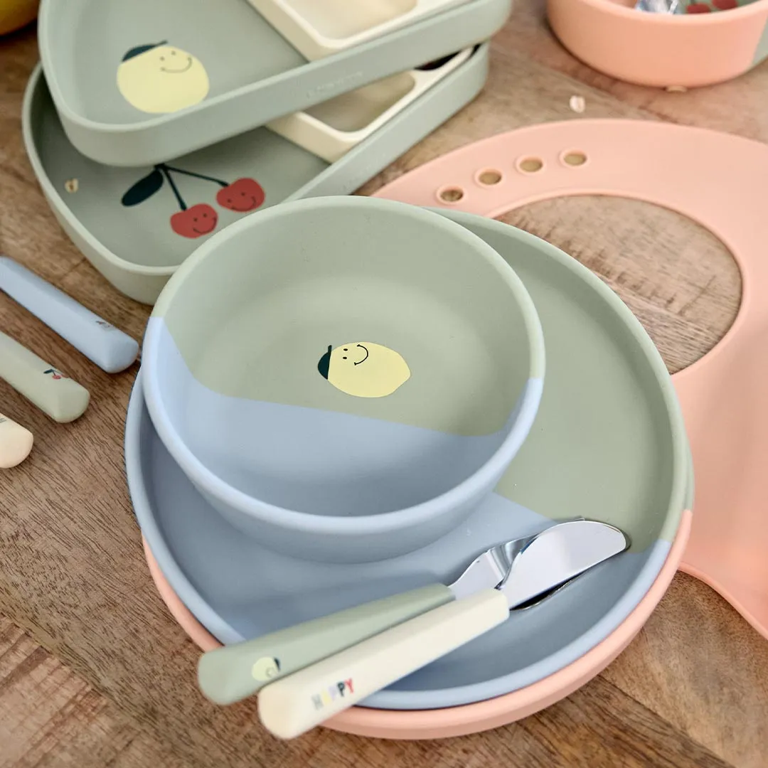Lassig Silicone Plate - Happy Fruits - Lemon