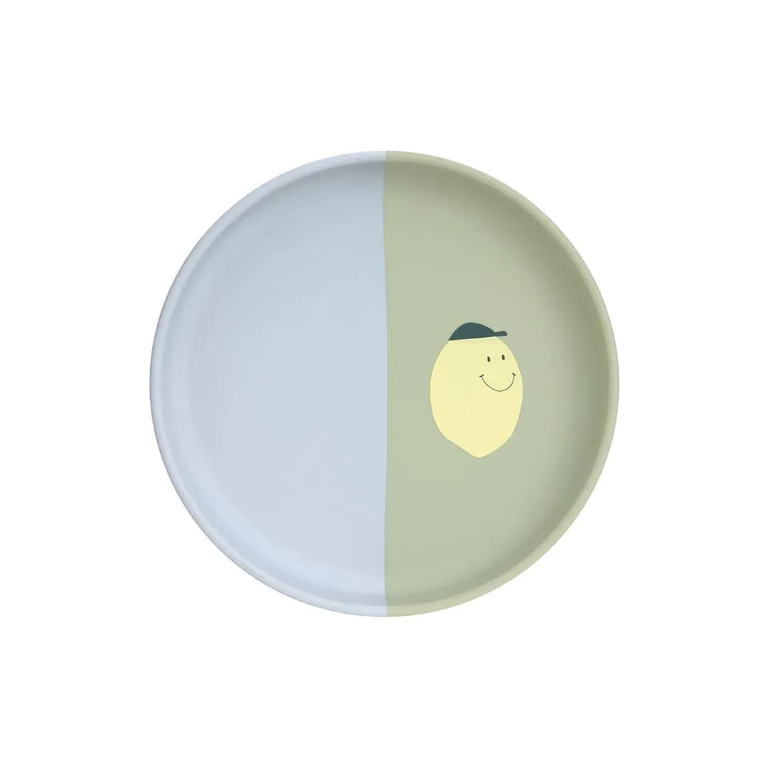 Lassig Silicone Plate - Happy Fruits - Lemon