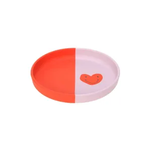 Lassig Silicone Plate - Happy Rascals - Lavender - Heart