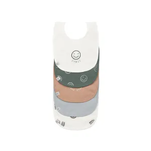 Lassig Value Pack Bibs - 5 Pack - Tiny Smile