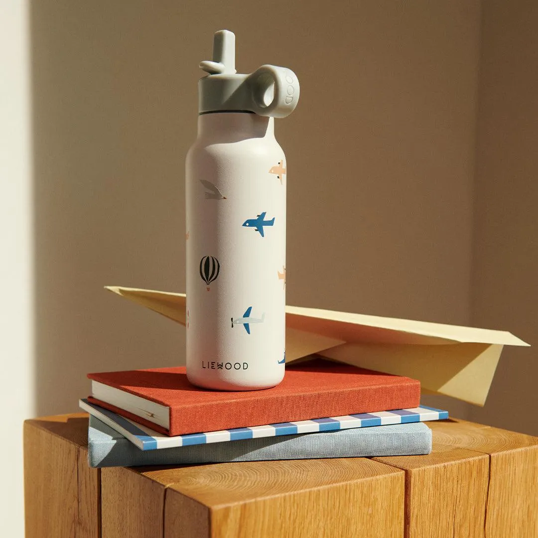 Liewood Falk Water Bottle 350ml - Aviator / Ecru