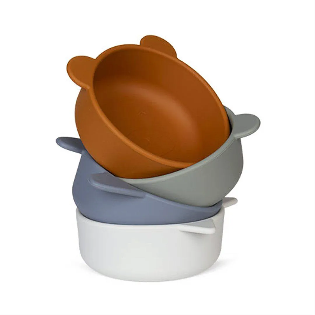 Liewood Iggy Silicone Bowls - Blue Mix - 4 Pack
