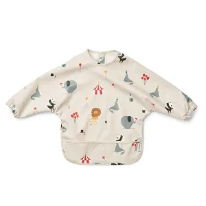 Liewood Merle Printed Cape Bib - Circus / Sandy