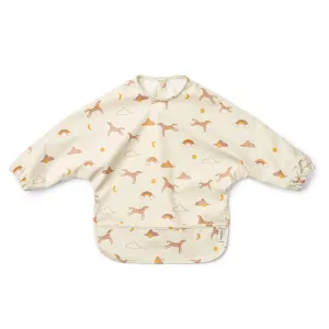 Liewood Merle Printed Cape Bib - Dream / Ecru