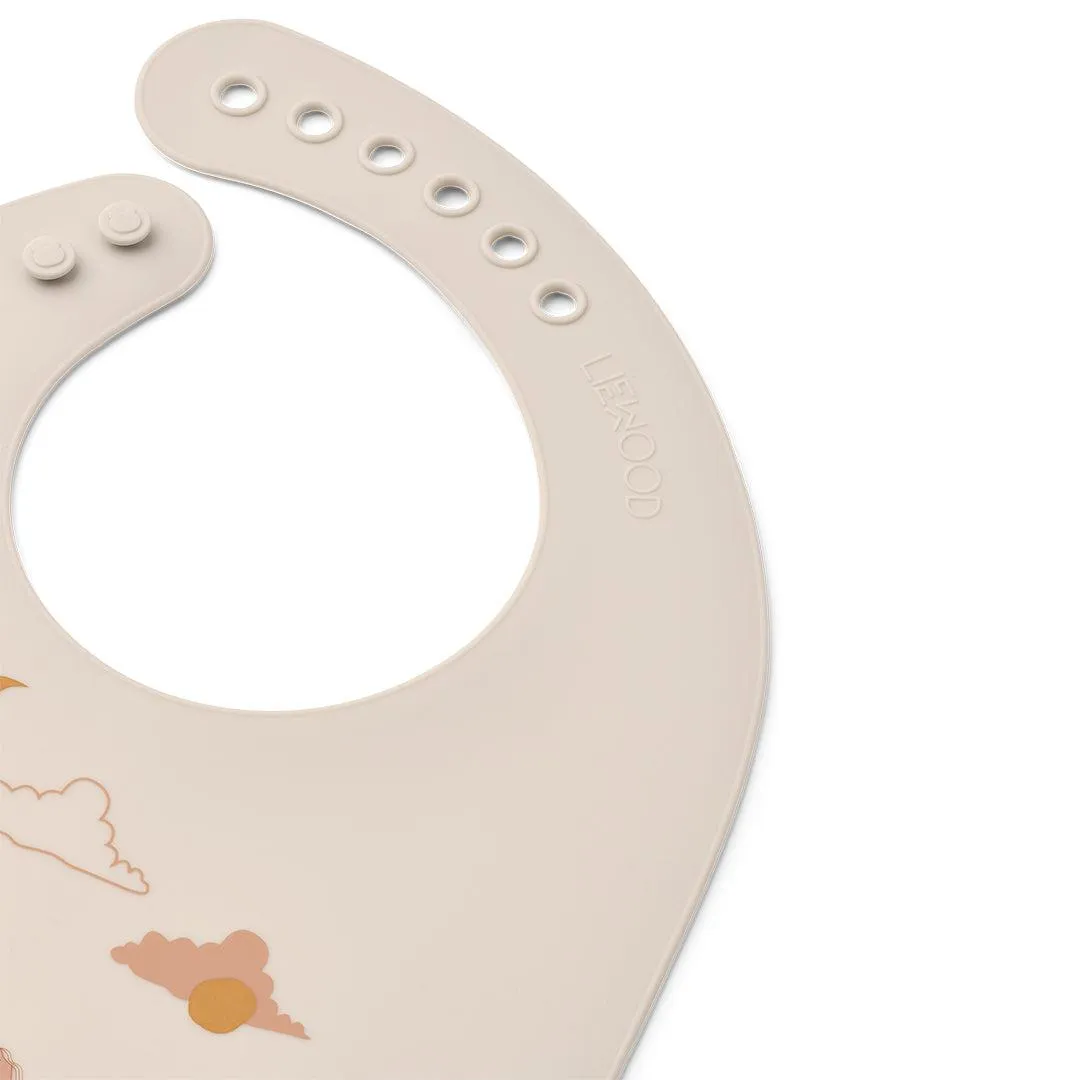 Liewood Tilda Printed Bib 2-Pack - Dream / Ecru