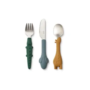 Liewood Tove Cutlery Set - Golden Caramel Mix