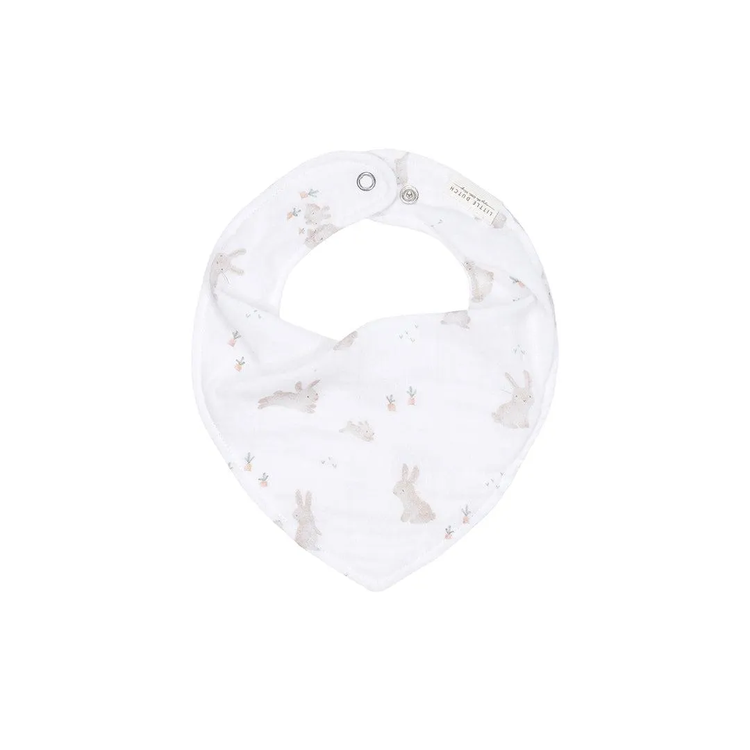 Little Dutch Muslin Bandana Bib - Baby Bunny