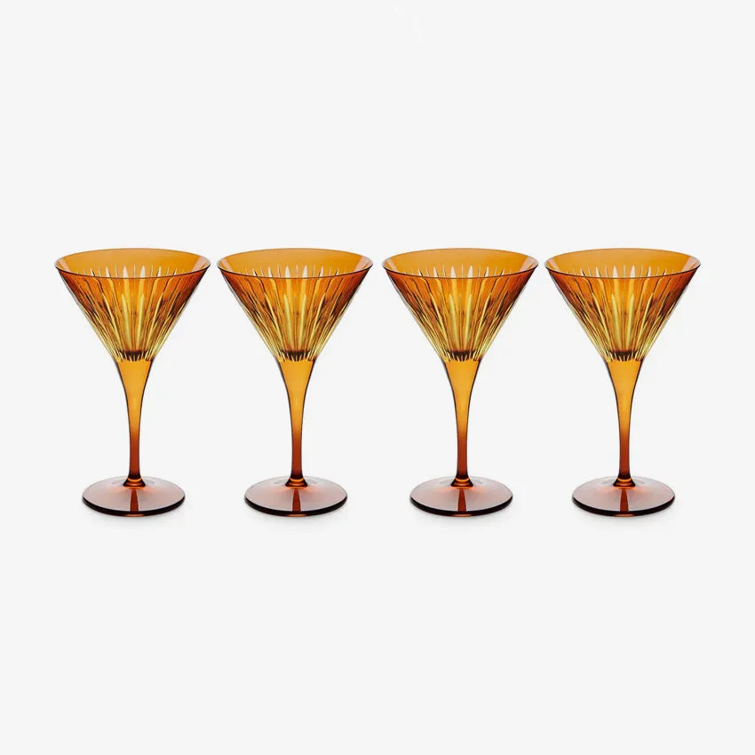L'Objet | Prism Martini Glasses - Set of 4