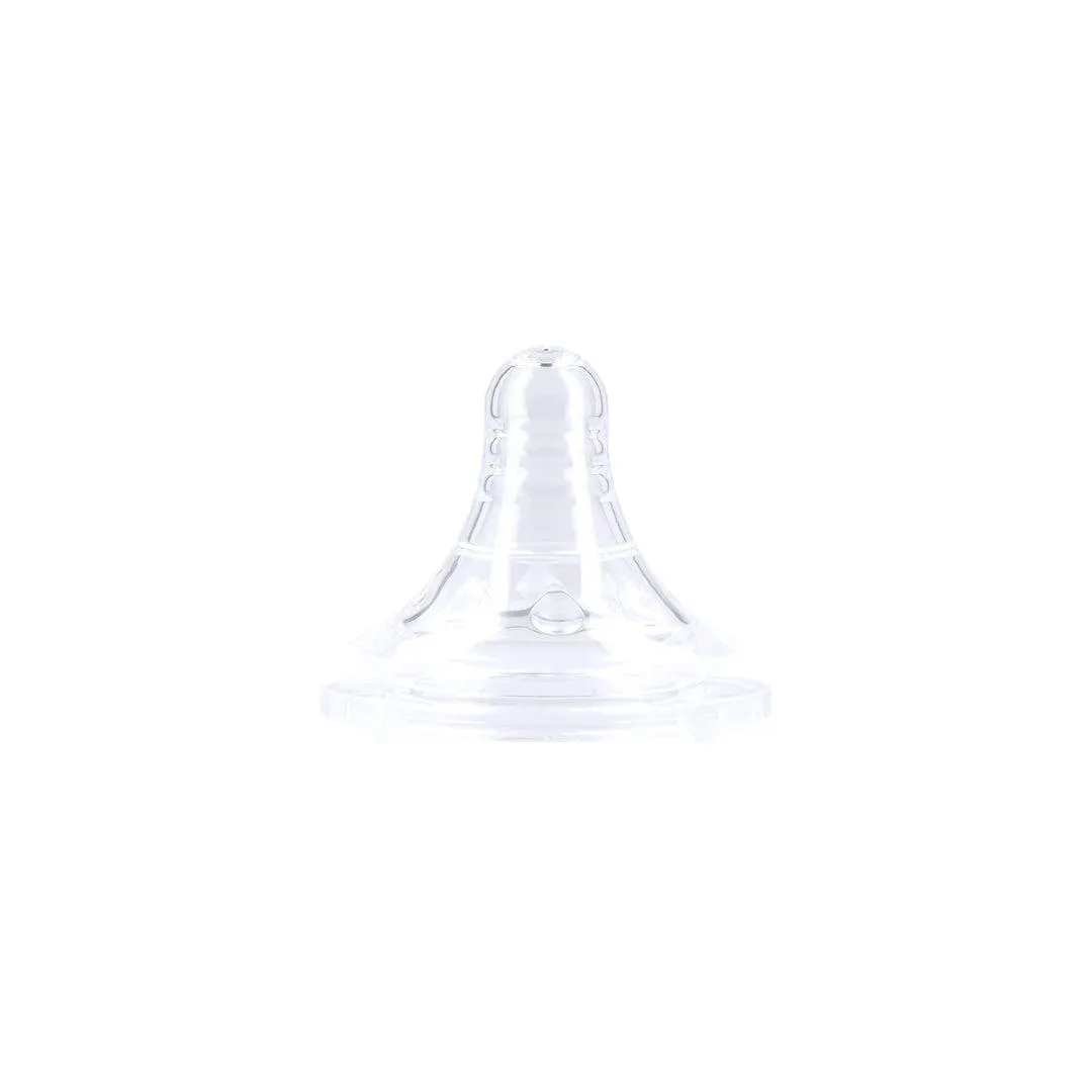 Lola&Lykke Natural Flow Nipple Teats - 2 Pack - Clear