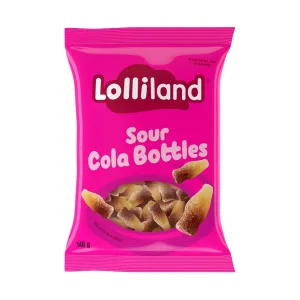 Lolliland Sour Cola Bottles, 140g