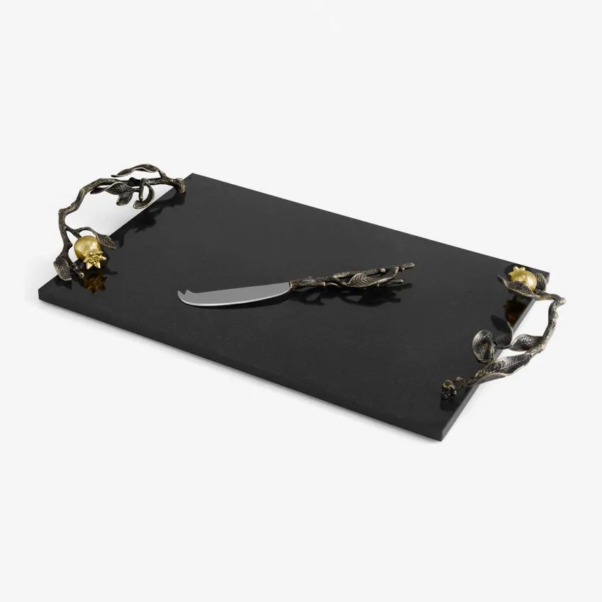Michael Aram | Pomegranate Cheese Board with Knife