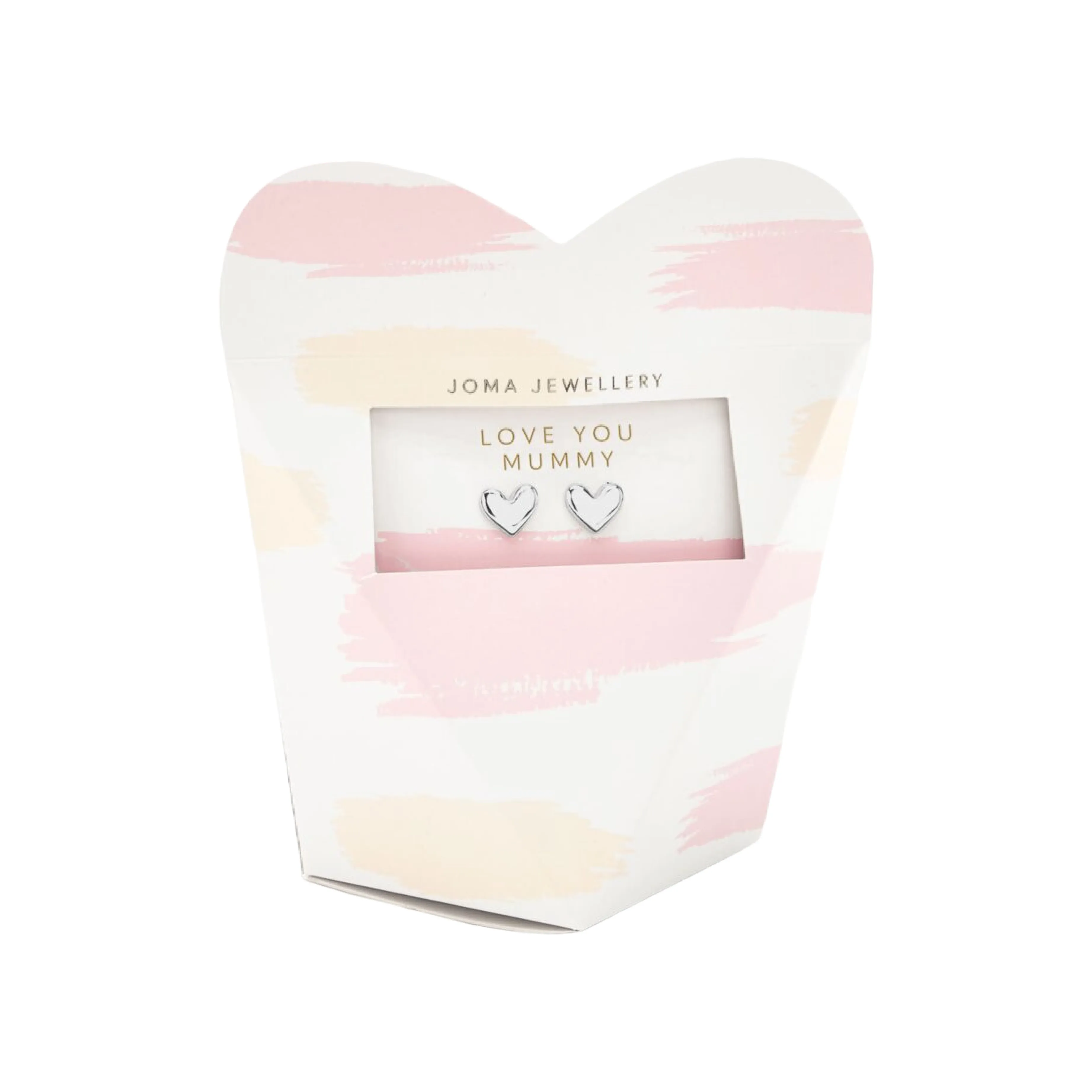 Mother's Day From the Heart Gift Box | 'Love You Mummy' Earrings | Silver Plated