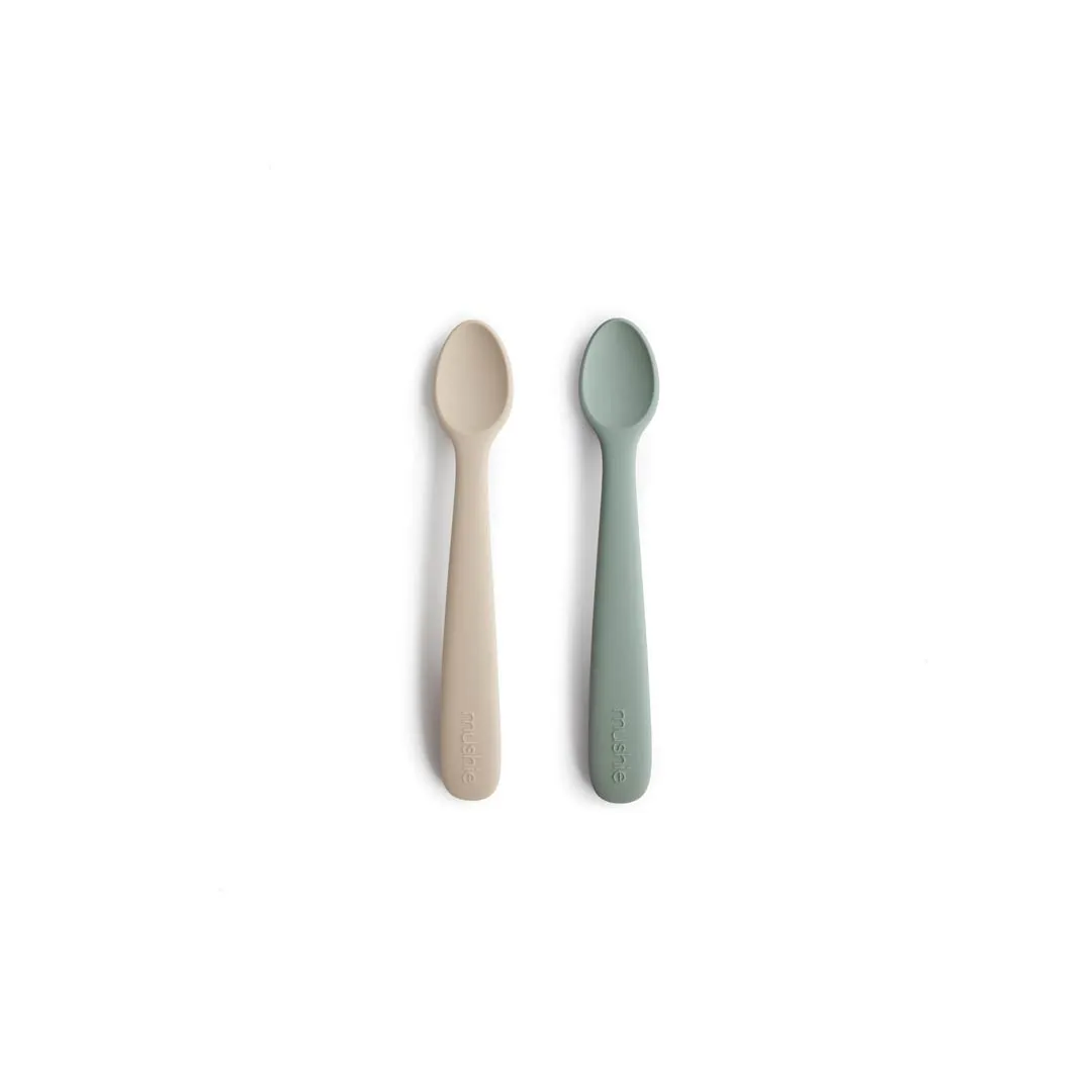 Mushie Baby Spoon - Blue/Shifting Sand