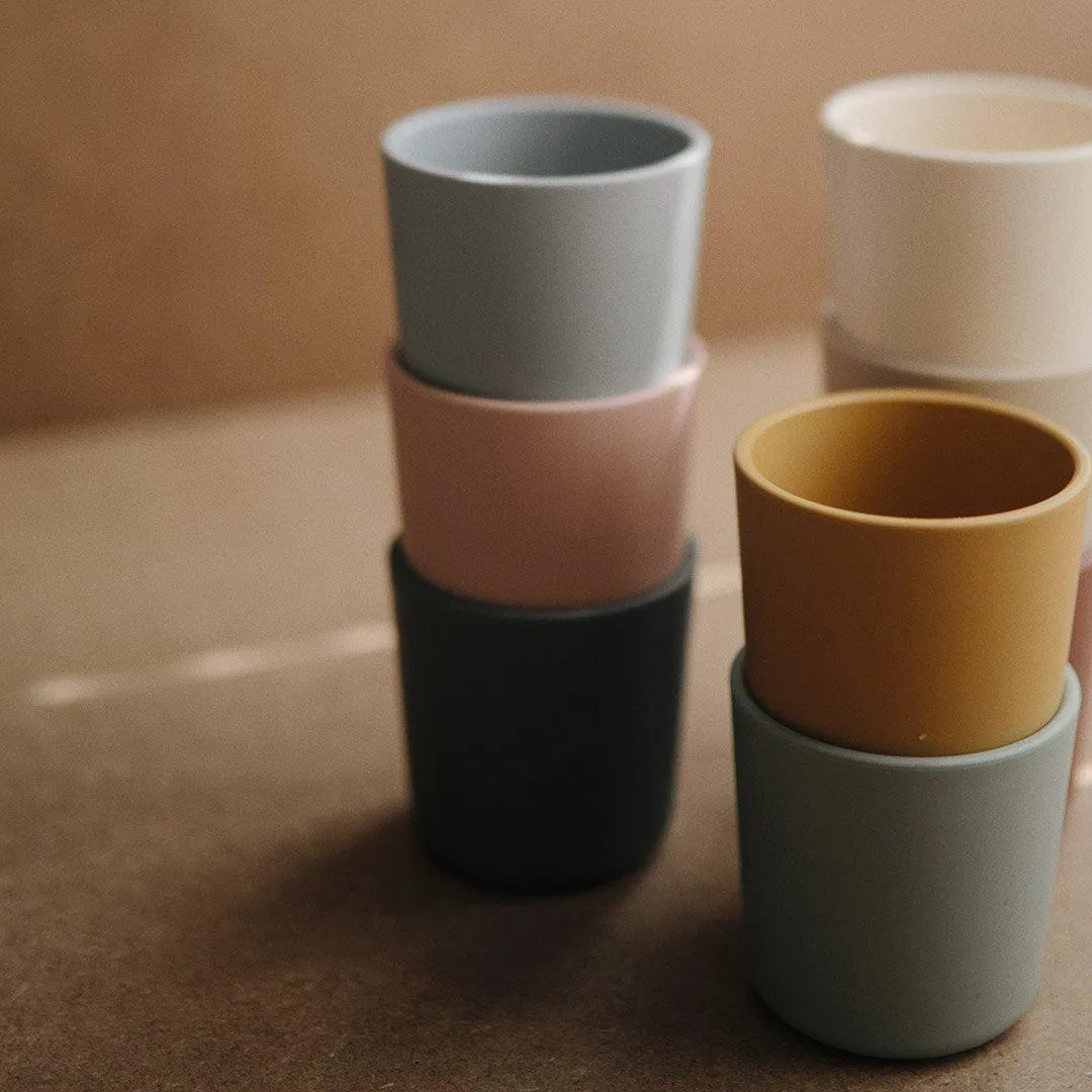 Mushie Dinnerware Cups - Sage - 2 Pack