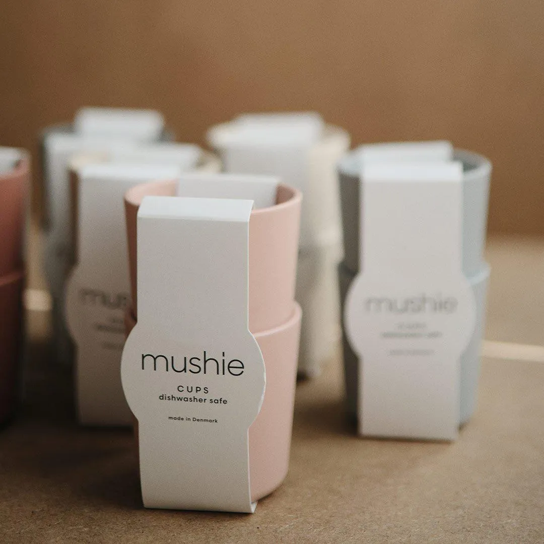 Mushie Dinnerware Cups - Sage - 2 Pack