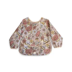 Mushie Long Sleeve Bib - Retro Flowers