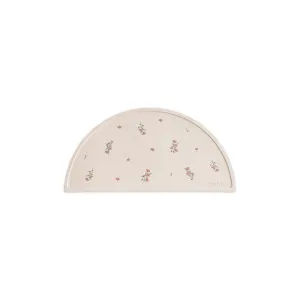 Mushie Silicone Mat - Pink Flowers