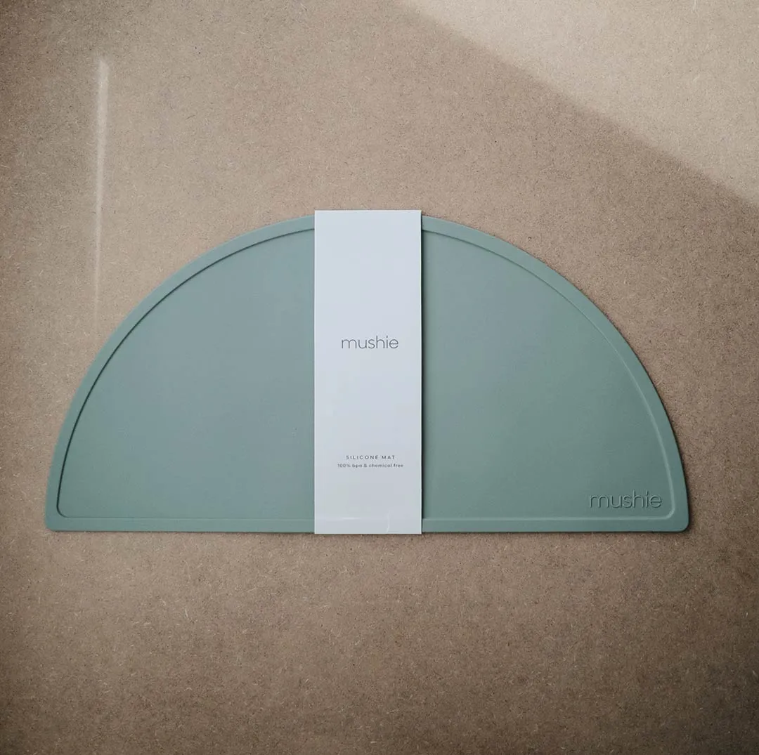 Mushie Silicone Placemat - Cambridge Blue