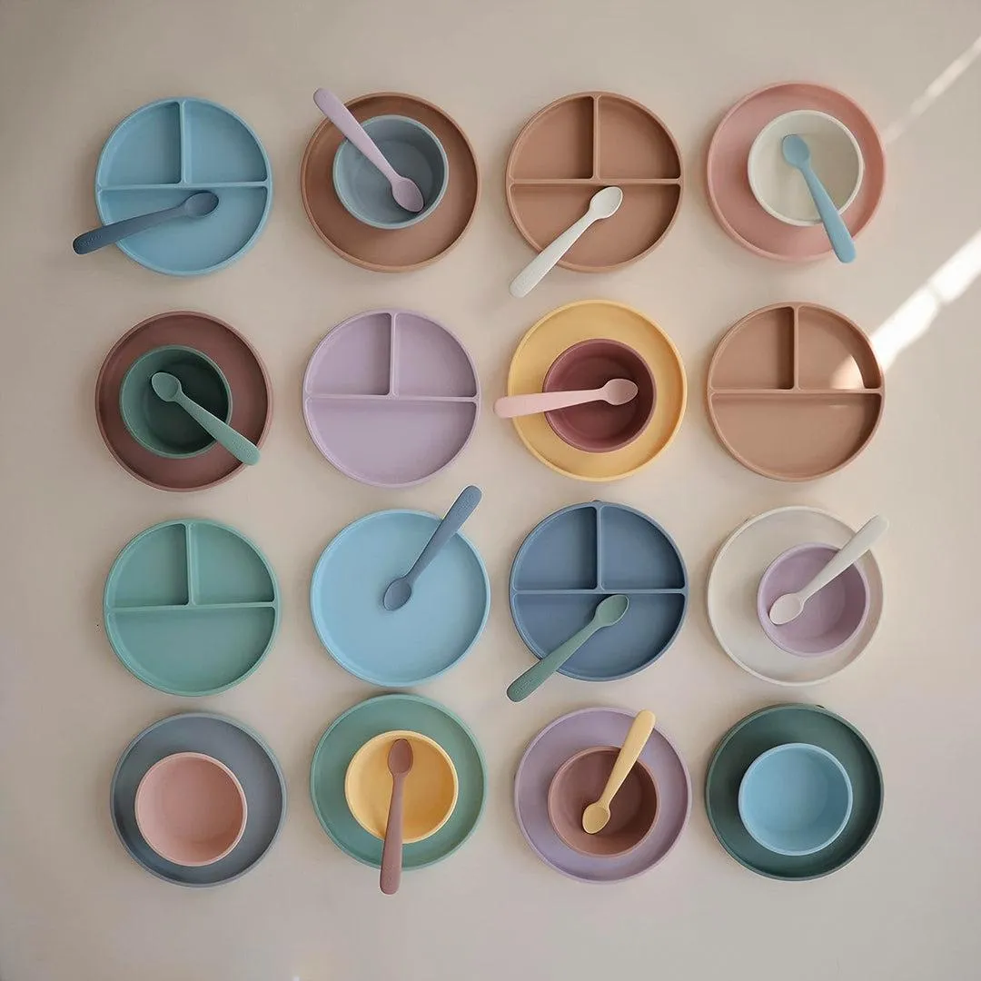 Mushie Silicone Plate - Tradewinds