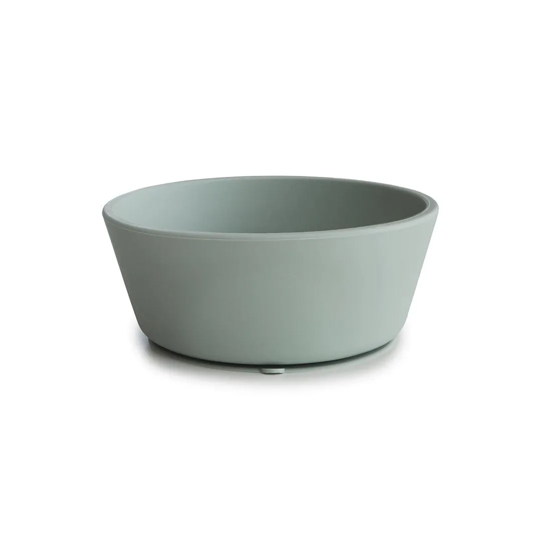 Mushie Silicone Suction Bowl - Cambridge Blue