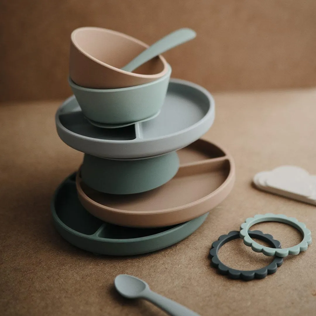 Mushie Silicone Suction Plate - Blush