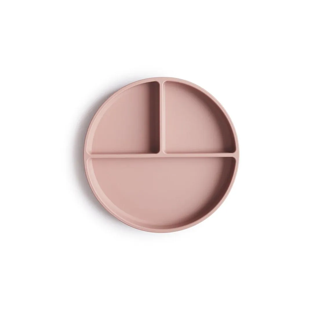 Mushie Silicone Suction Plate - Blush