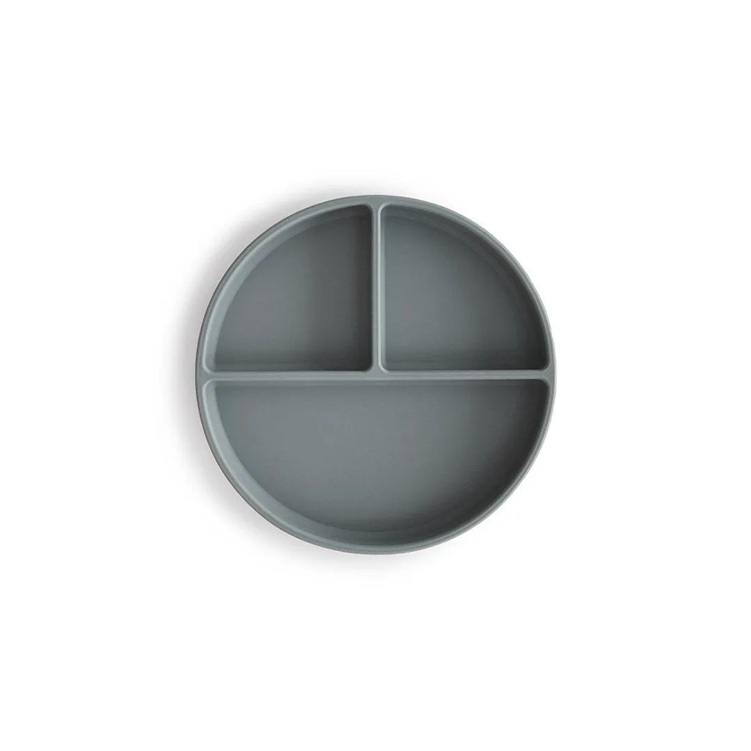 Mushie Silicone Suction Plate - Stone