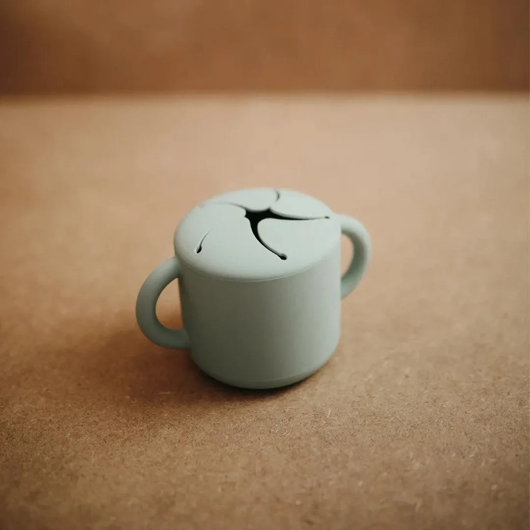 Mushie Snack Cups - Cambridge Blue