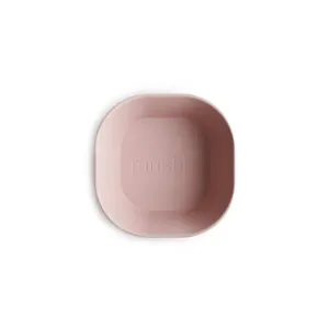 Mushie Square Dinnerware Bowls - Blush - 2 Pack