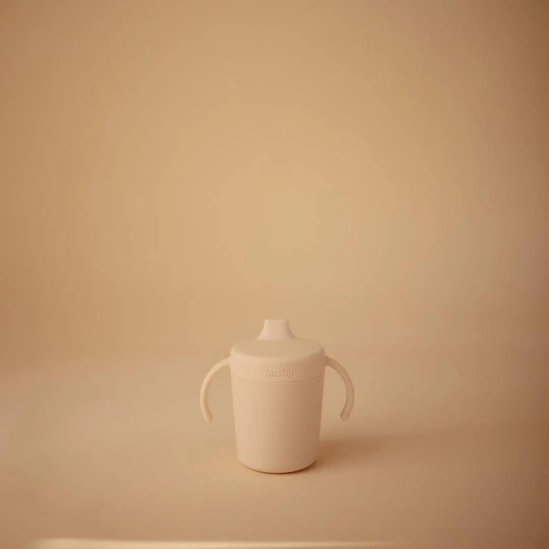 Mushie Trainer Sippy Cup  - Ivory