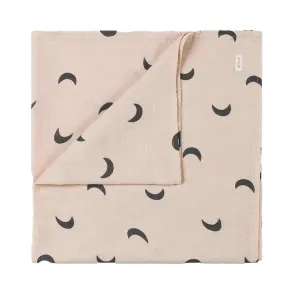 Organic Zoo Muslin - Pebble Midnight