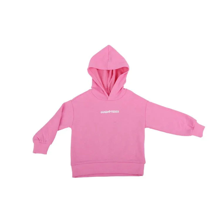 Oversized Hoodie, Pink, Size 5