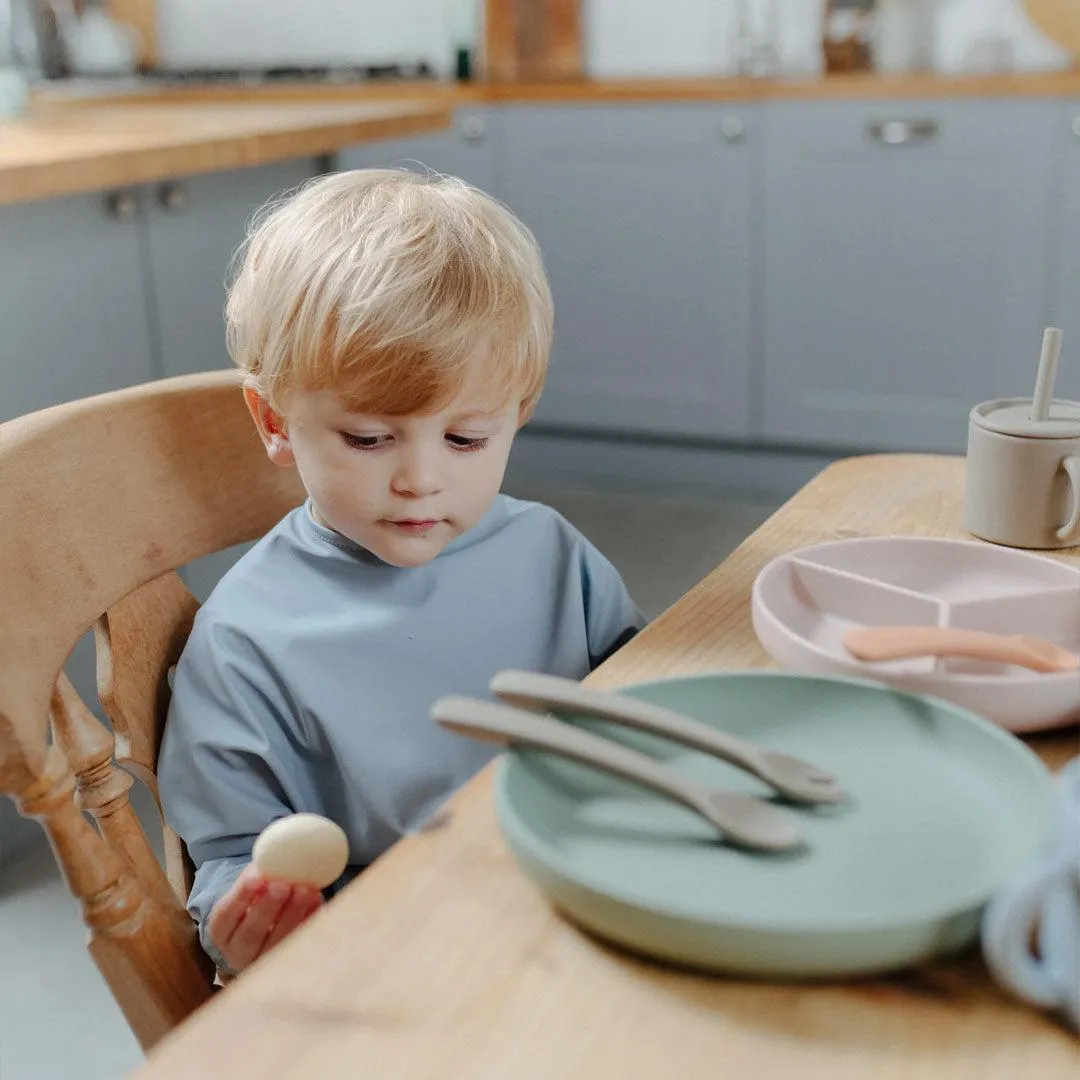 Pippeta Waterproof Cape Sleeved Bib - Sea Salt