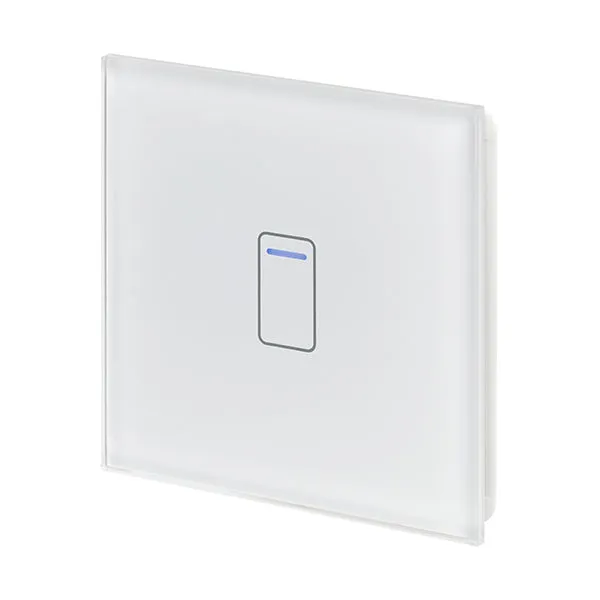 Retrotouch Crystal Touch Switch 240v 1G 1W White