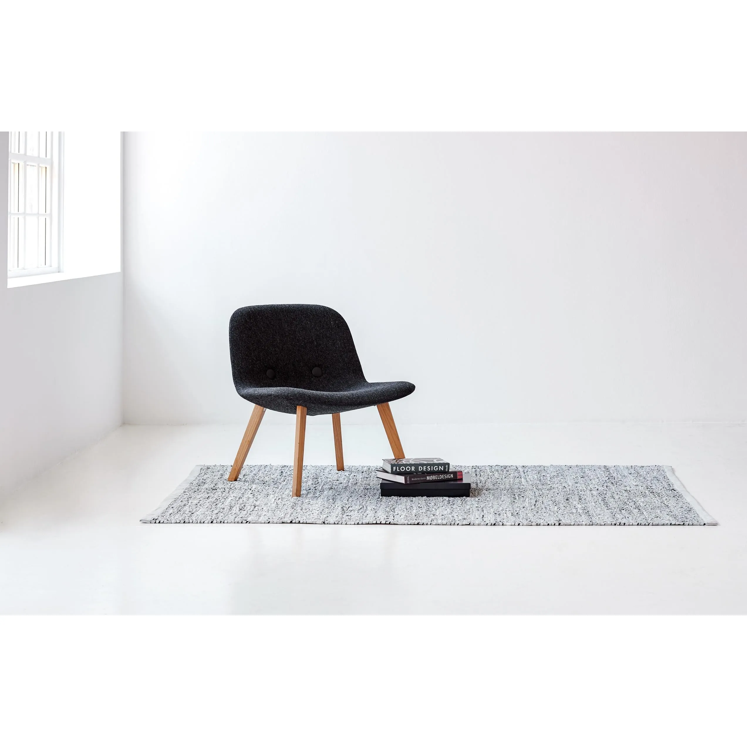 Rug Solid Leather Rug Light Grey, 75 X 200 Cm