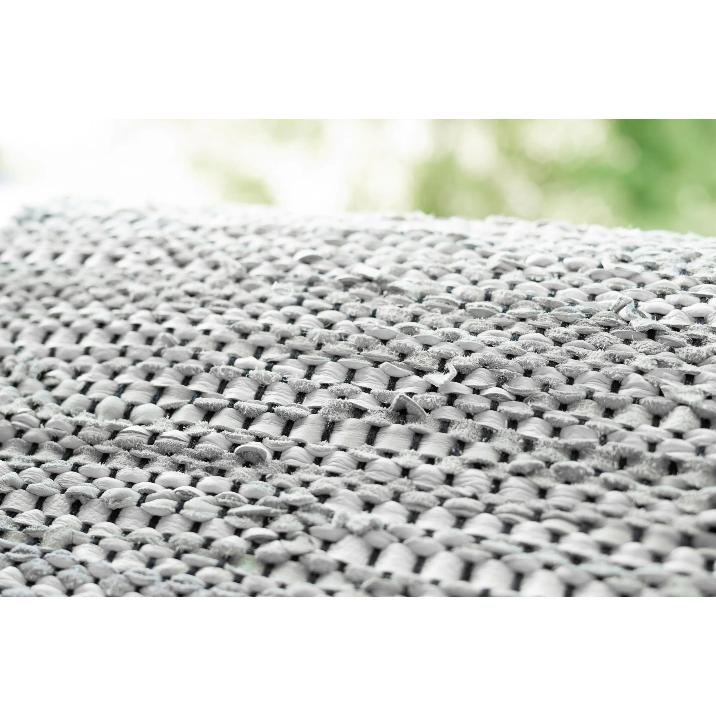 Rug Solid Leather Rug Light Grey, 75 X 200 Cm