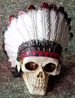 Sale💥AMERICAN INDIAN SKULL