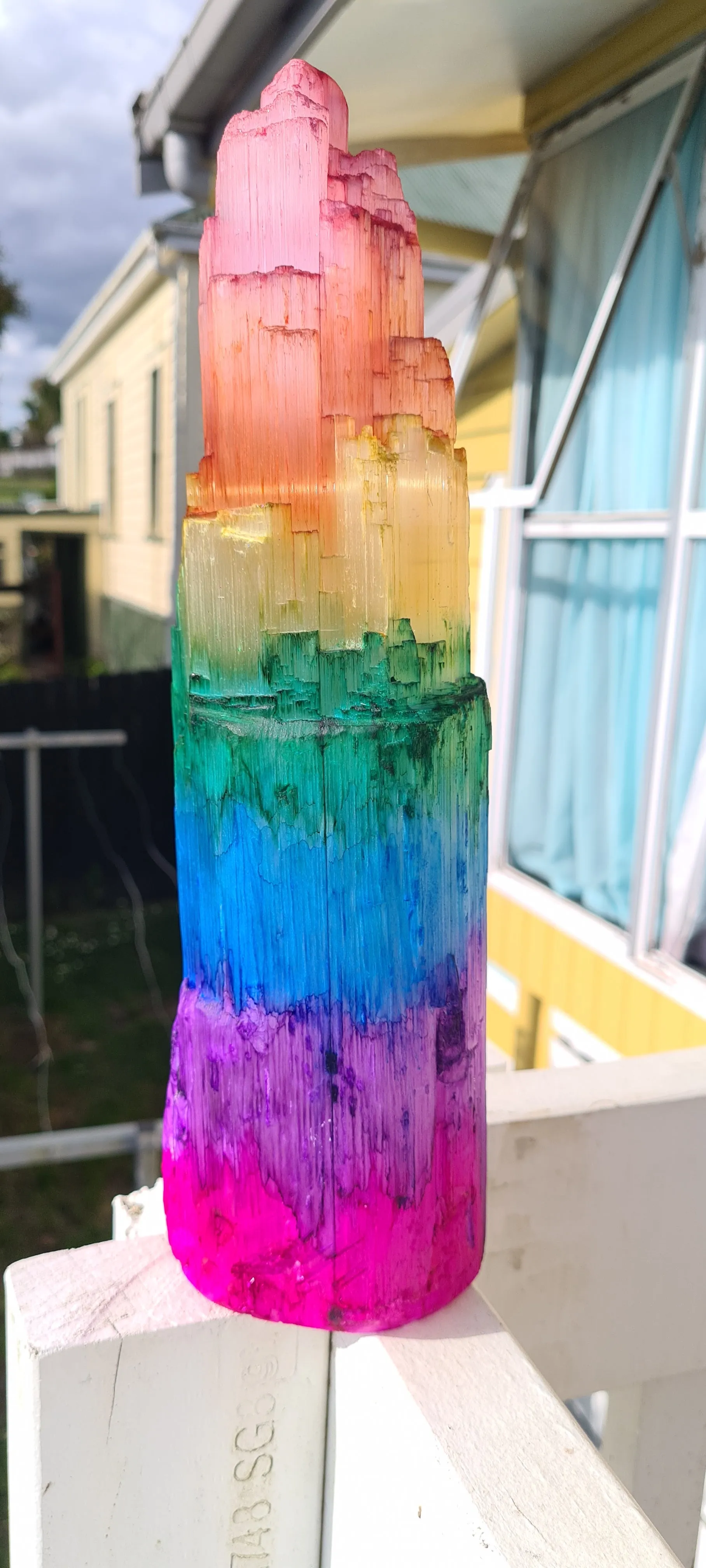 Sale💥CHAKRA SELENITE CRYSTAL LAMP 35cm-2 lighting options