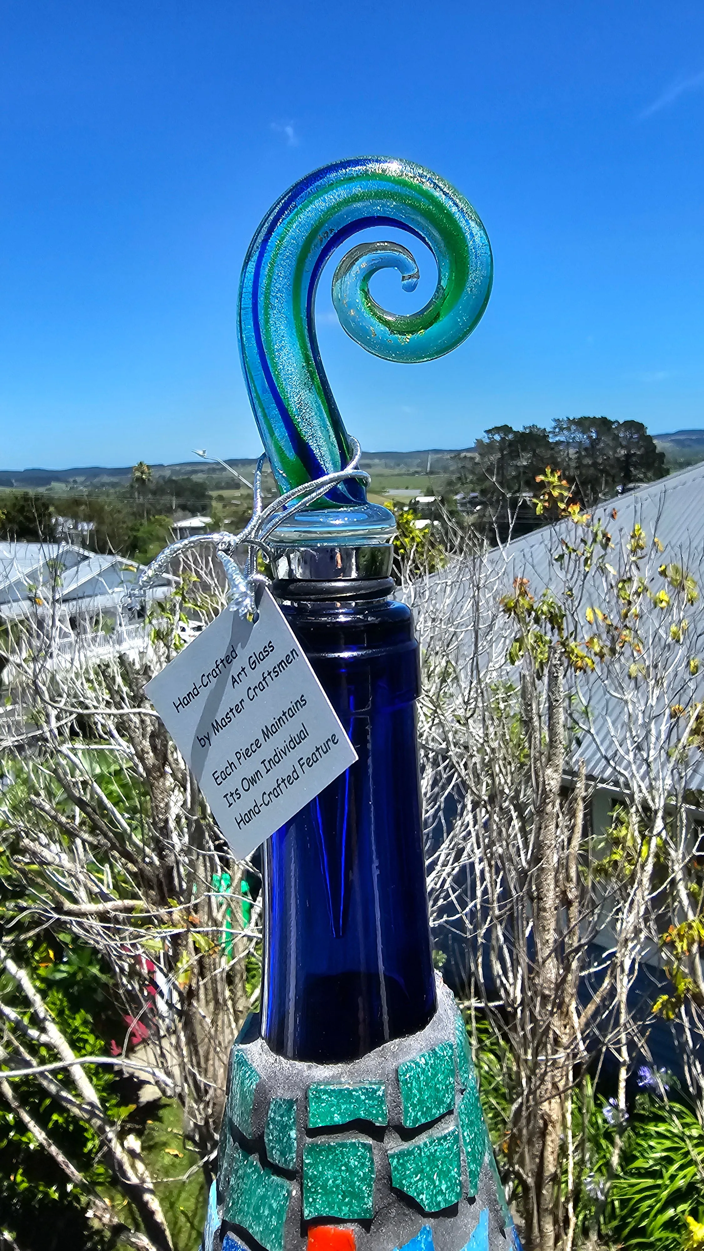 SALE🔥KIWIANA GLASS BOTTLE TOPPERS singular or set of 4