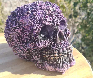 Sale💥NUTS N BOLTS SKULL FIGURINE-painted