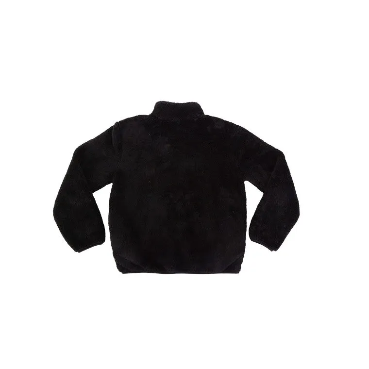 Sherpa Half Zip, Black, Size S