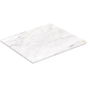 Skultuna Carrara Marble Plate With Logo, Large